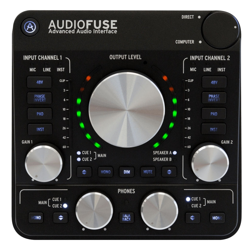 Arturia Audiofuse Rev2 Desktop USB Audio Interface - Black