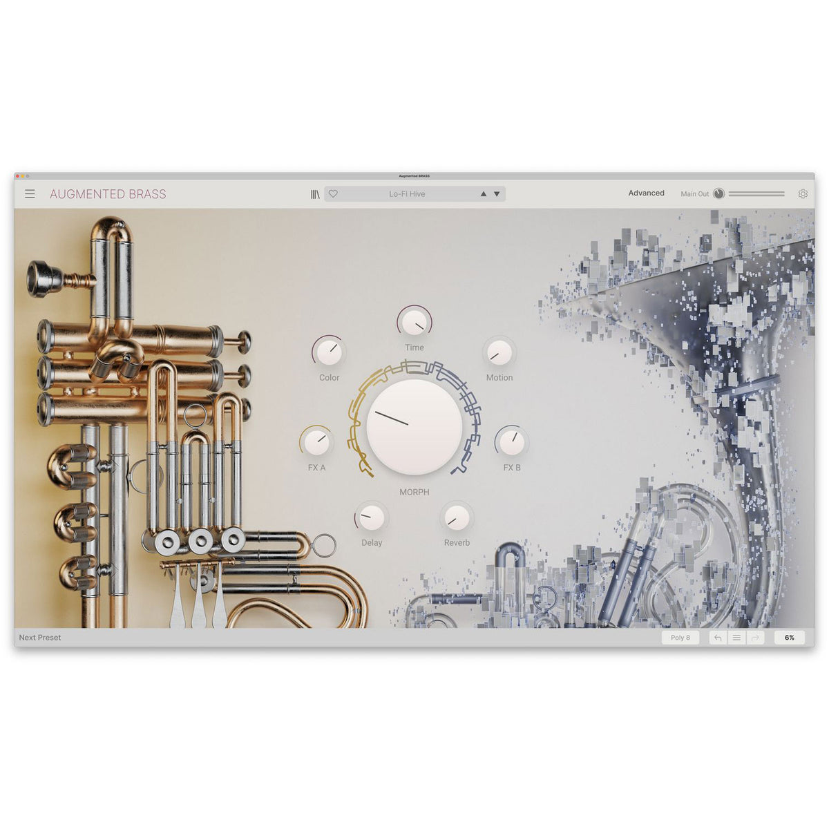 Arturia Augmented BRASS Virtual Instrument - Elec Del