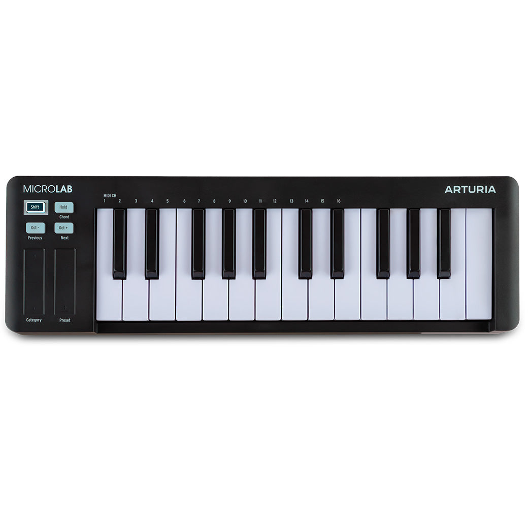 Arturia MicroLab mk3 Portable MIDI Controller - Black