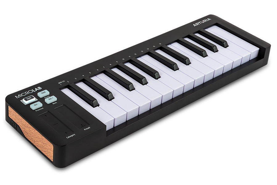 Arturia MicroLab mk3 Portable MIDI Controller - Black