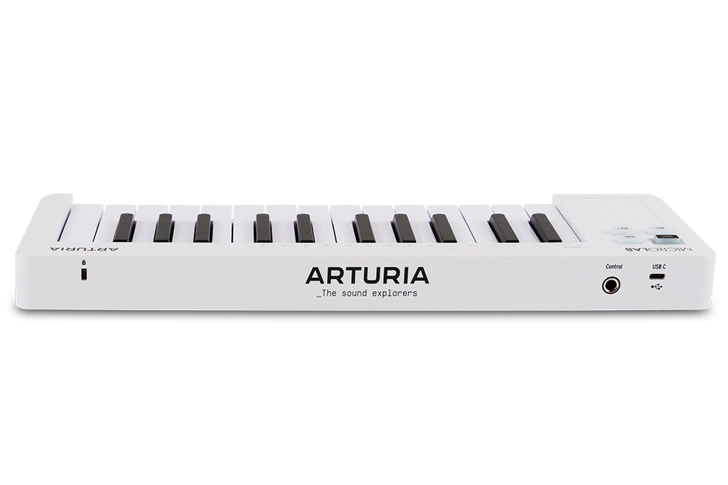 Arturia MicroLab mk3 Portable MIDI Controller - White