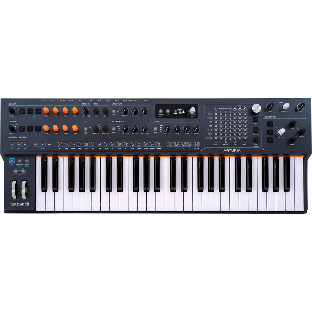 Arturia MiniFreak 49 Hybird Analog/Digital Synthesizer