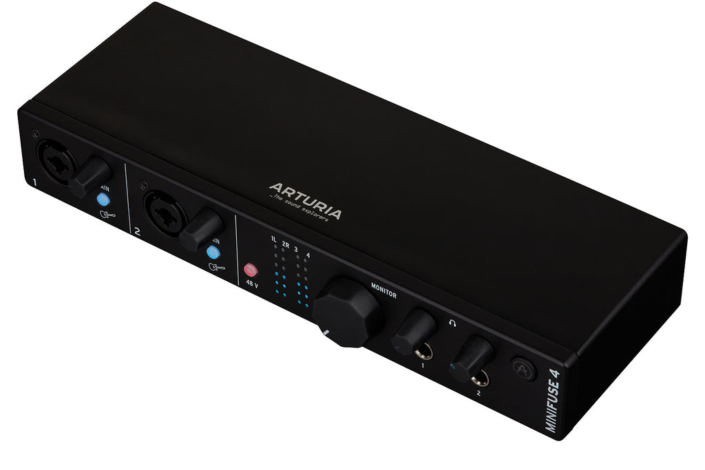 Arturia MiniFuse 4 USB-C Audio Interface - Black
