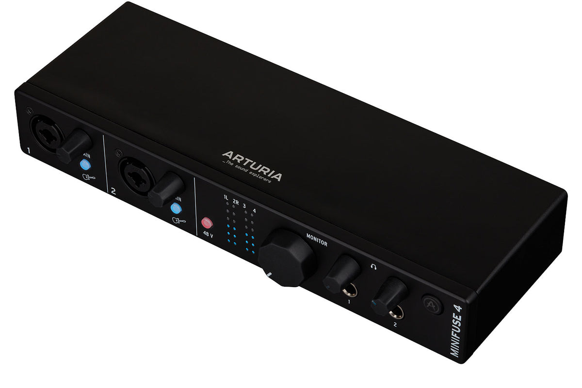 Arturia MiniFuse 4 USB-C Audio Interface - Black