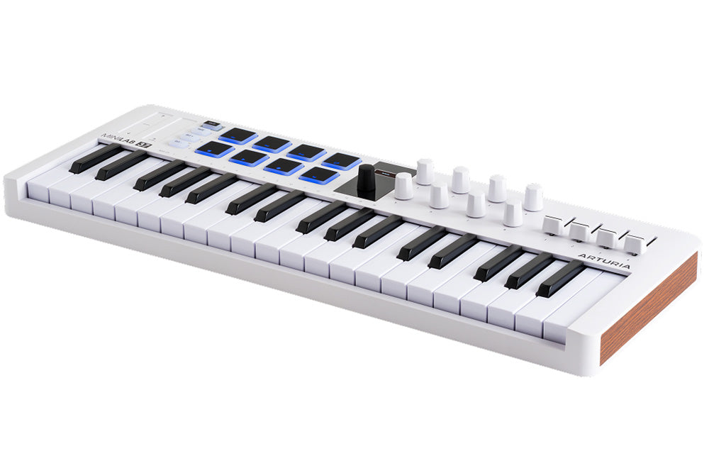 Arturia MiniLab 37 MK3 37-Key MIDI Controller - White
