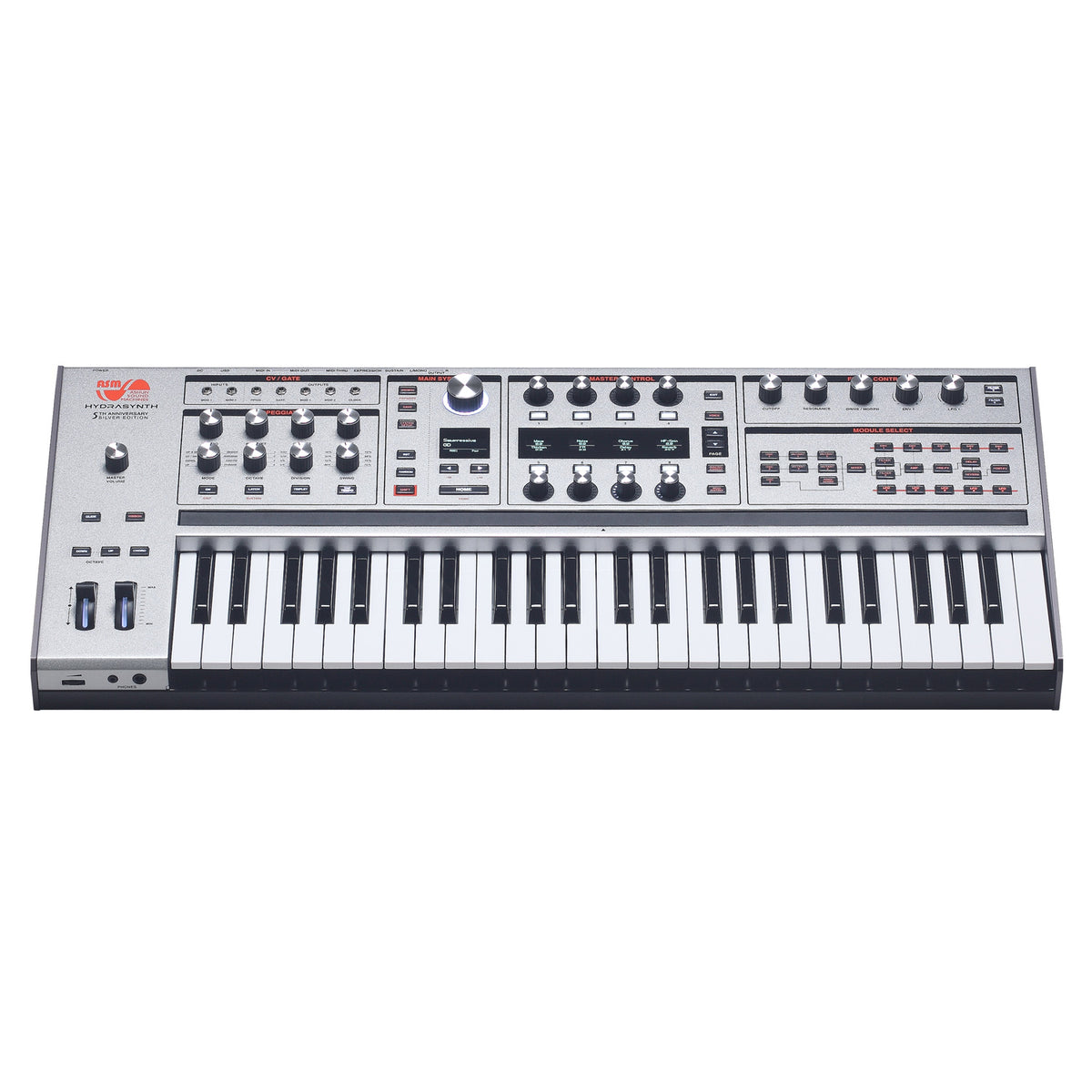 ASM Hydrasynth 49-Key Polyphonic Wave Morphing Synthesizer - Silver (Demo Deal)