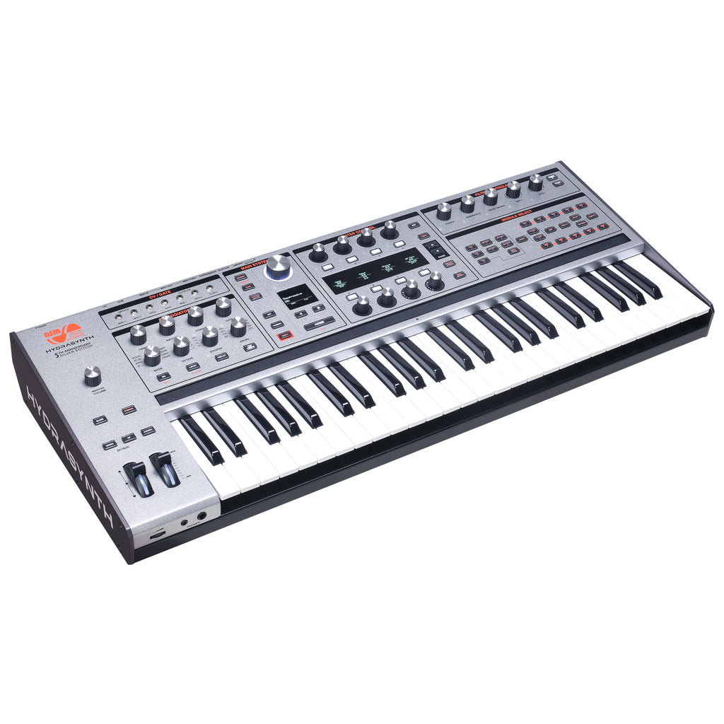 ASM Hydrasynth 49-Key Polyphonic Wave Morphing Synthesizer - Silver (Demo Deal)