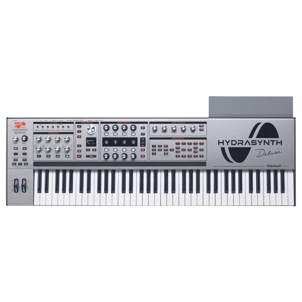ASM Hydrasynth Deluxe 73-Key Polyphonic Wave Morphing Digital Synthesizer - Silver