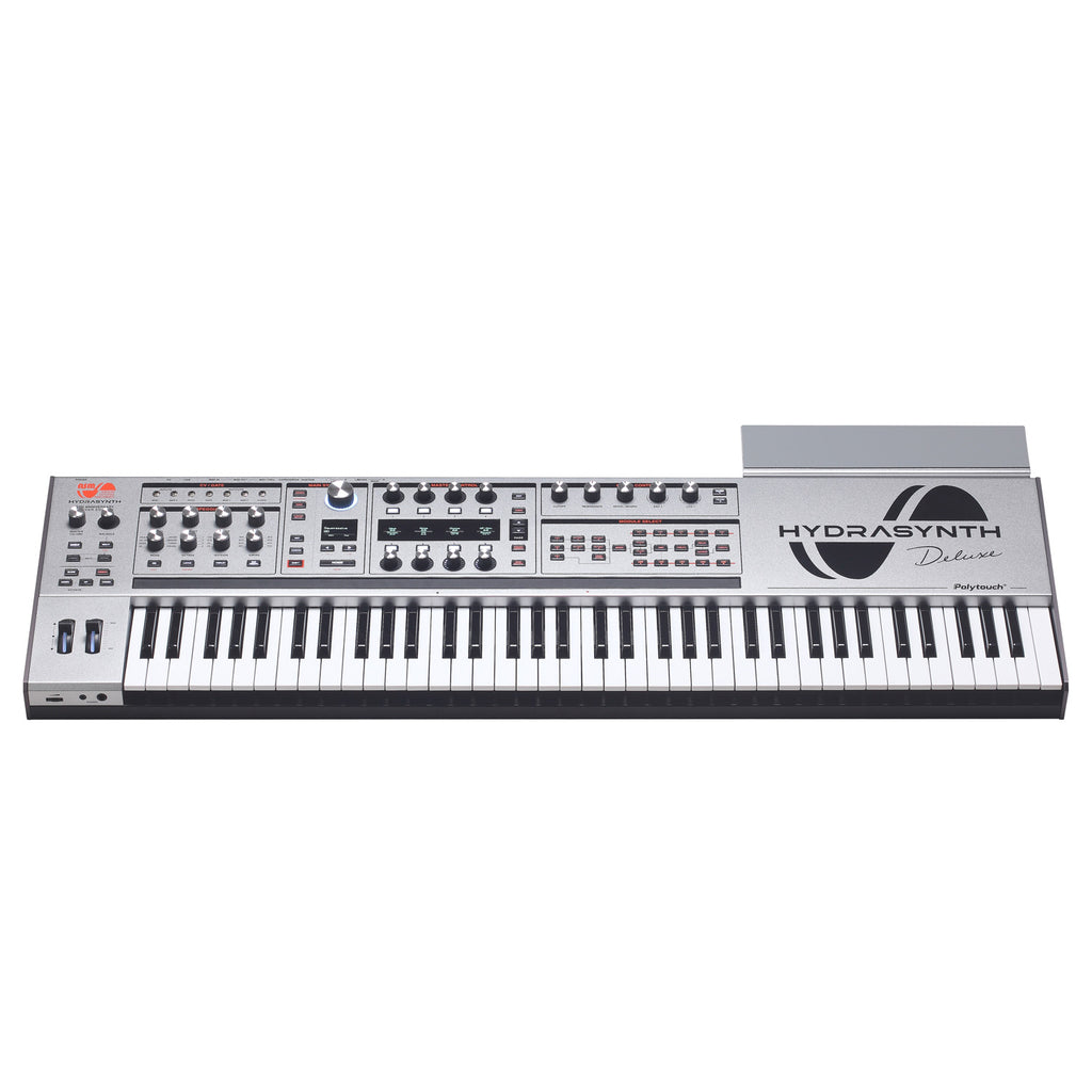 ASM Hydrasynth Deluxe 73-Key Polyphonic Wave Morphing Digital Synthesizer - Silver