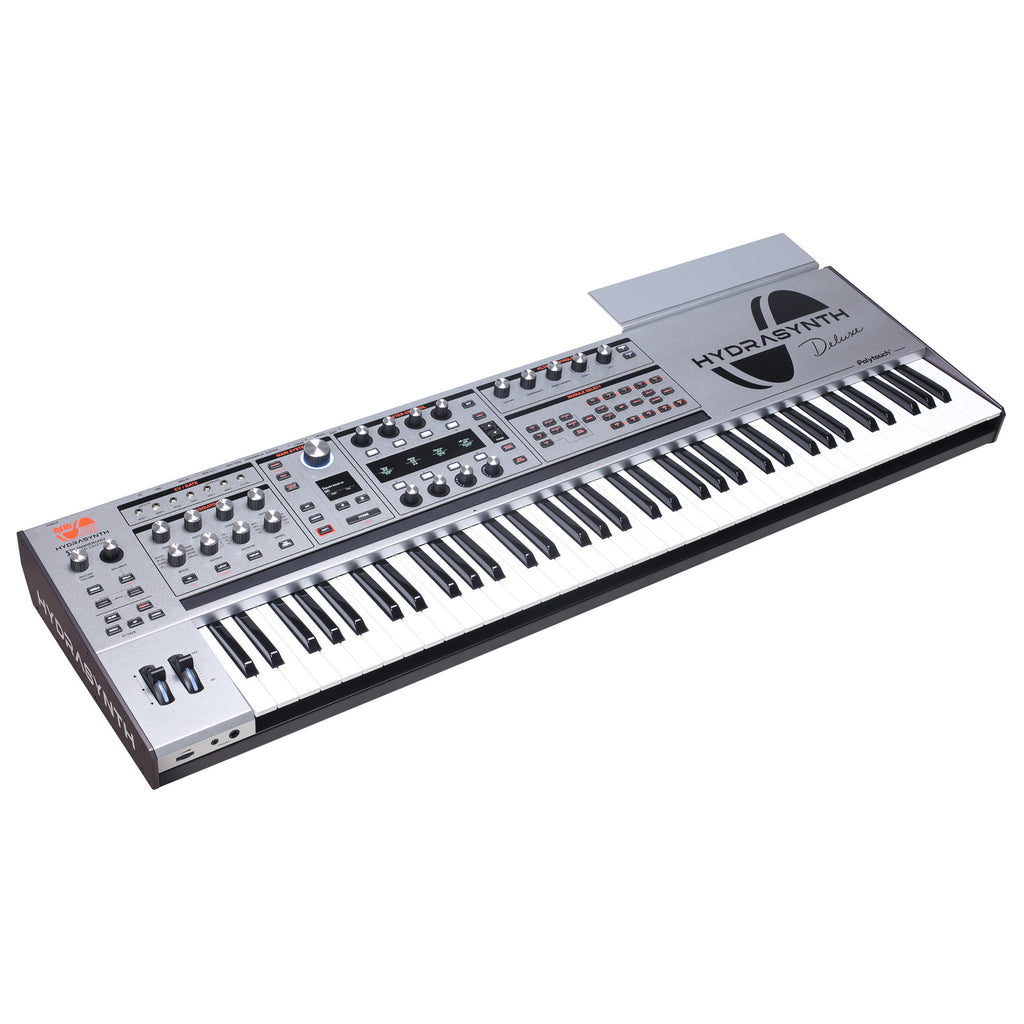 ASM Hydrasynth Deluxe 73-Key Polyphonic Wave Morphing Digital Synthesizer - Silver