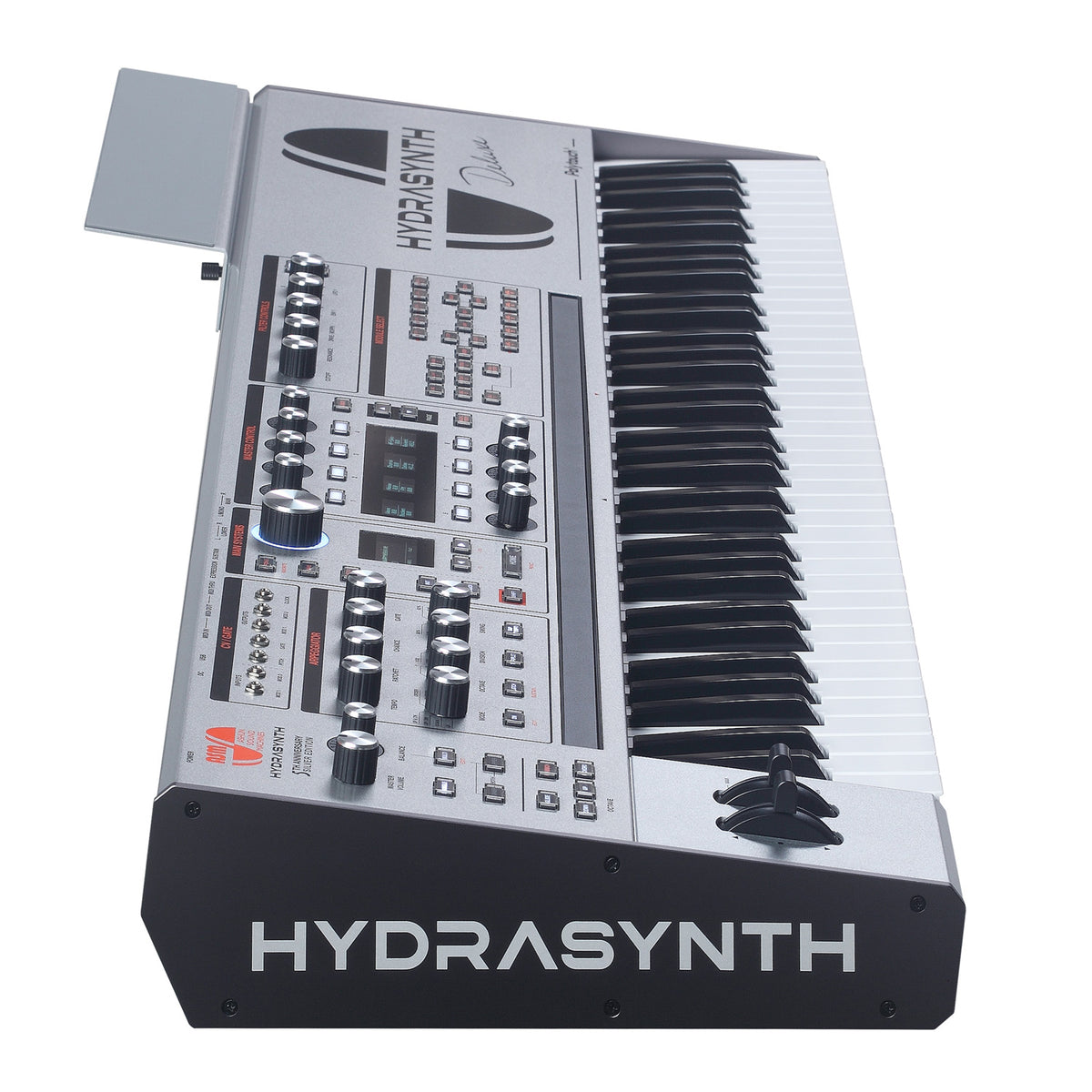 ASM Hydrasynth Deluxe 73-Key Polyphonic Wave Morphing Digital Synthesizer - Silver