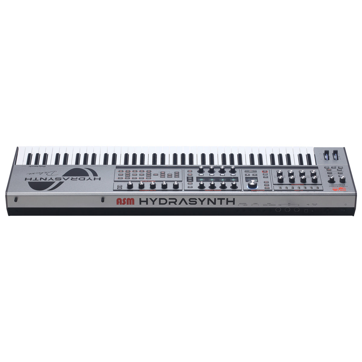 ASM Hydrasynth Deluxe 73-Key Polyphonic Wave Morphing Digital Synthesizer - Silver