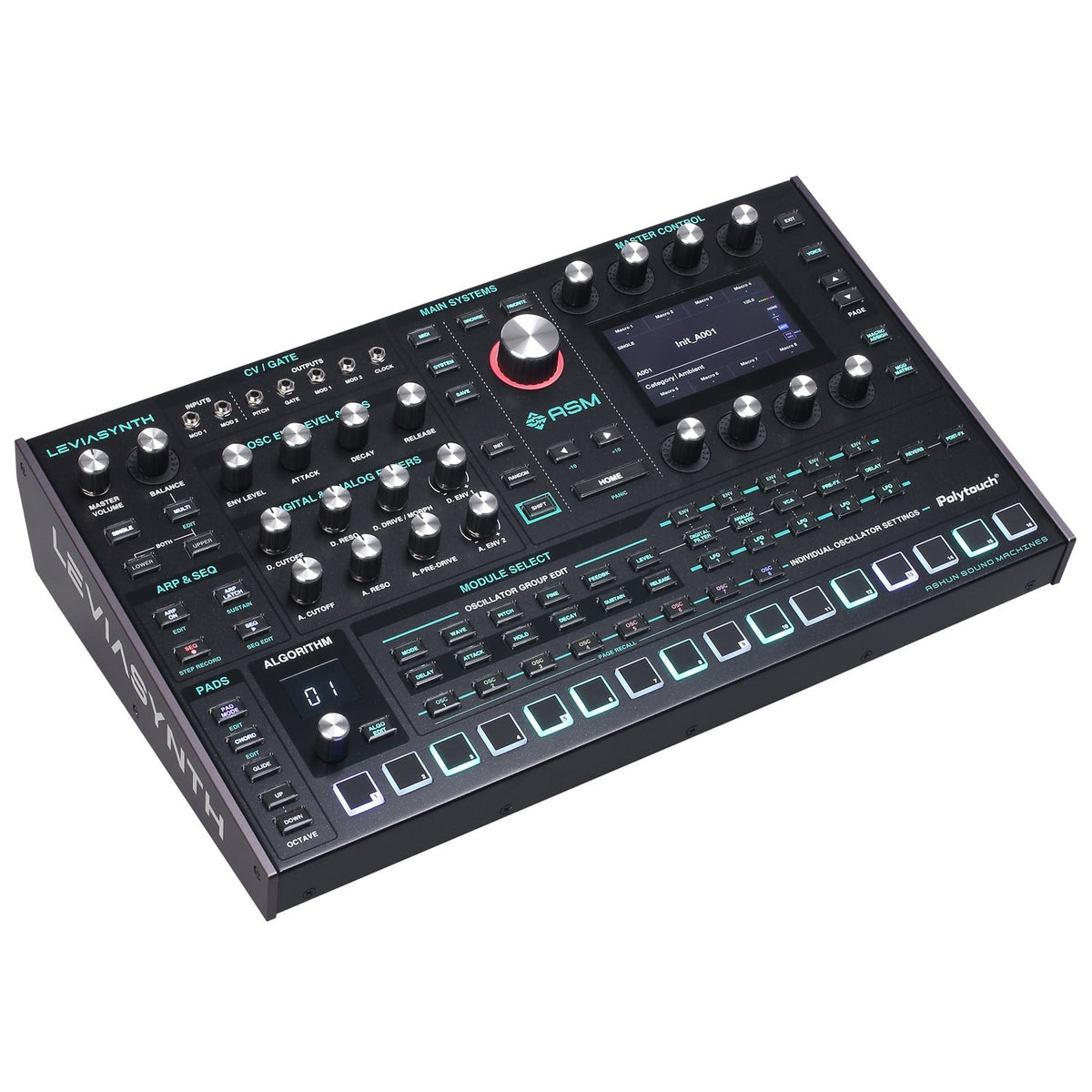 ASM Leviasynth 16-Voice Desktop Synthesizer