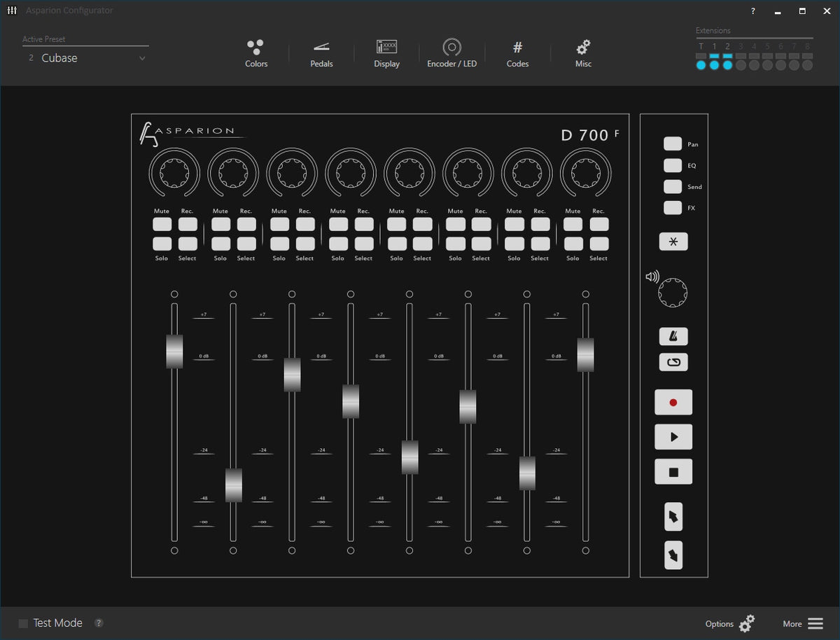 Asparion D700 DAW Controller Bundle