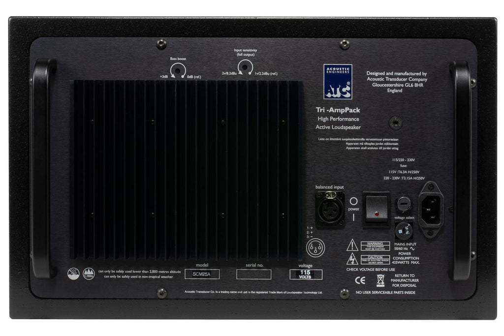 ATC Loudspeakers SCM25A Pro Compact Active 3-Way Monitor - Pair