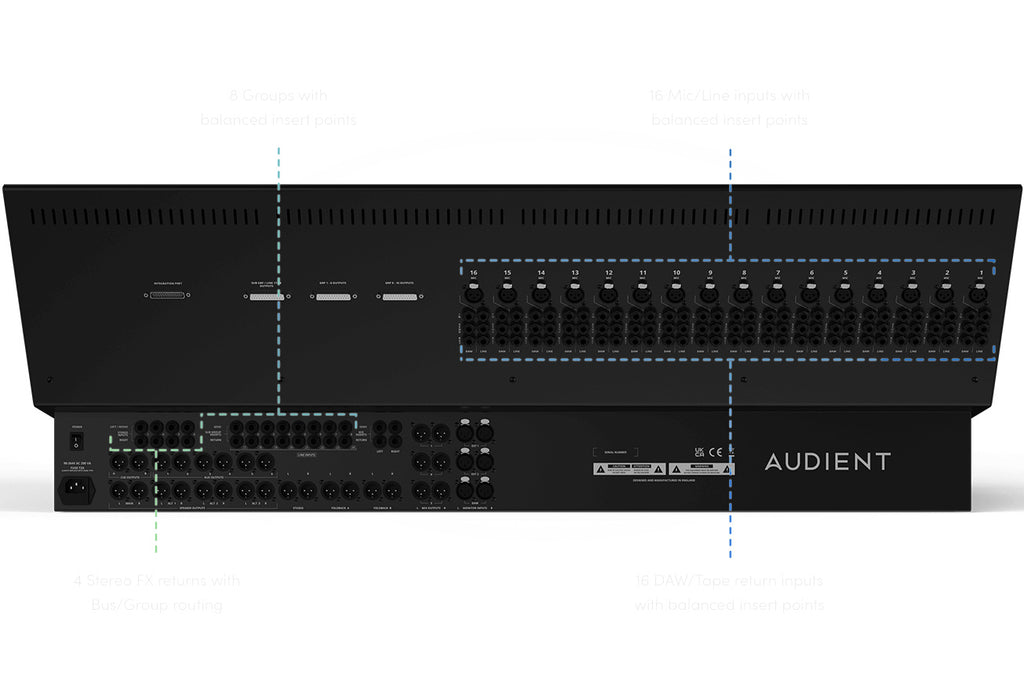 Audient ASP4816-SE 16-Channel Analog Recording Console - Standard Edition