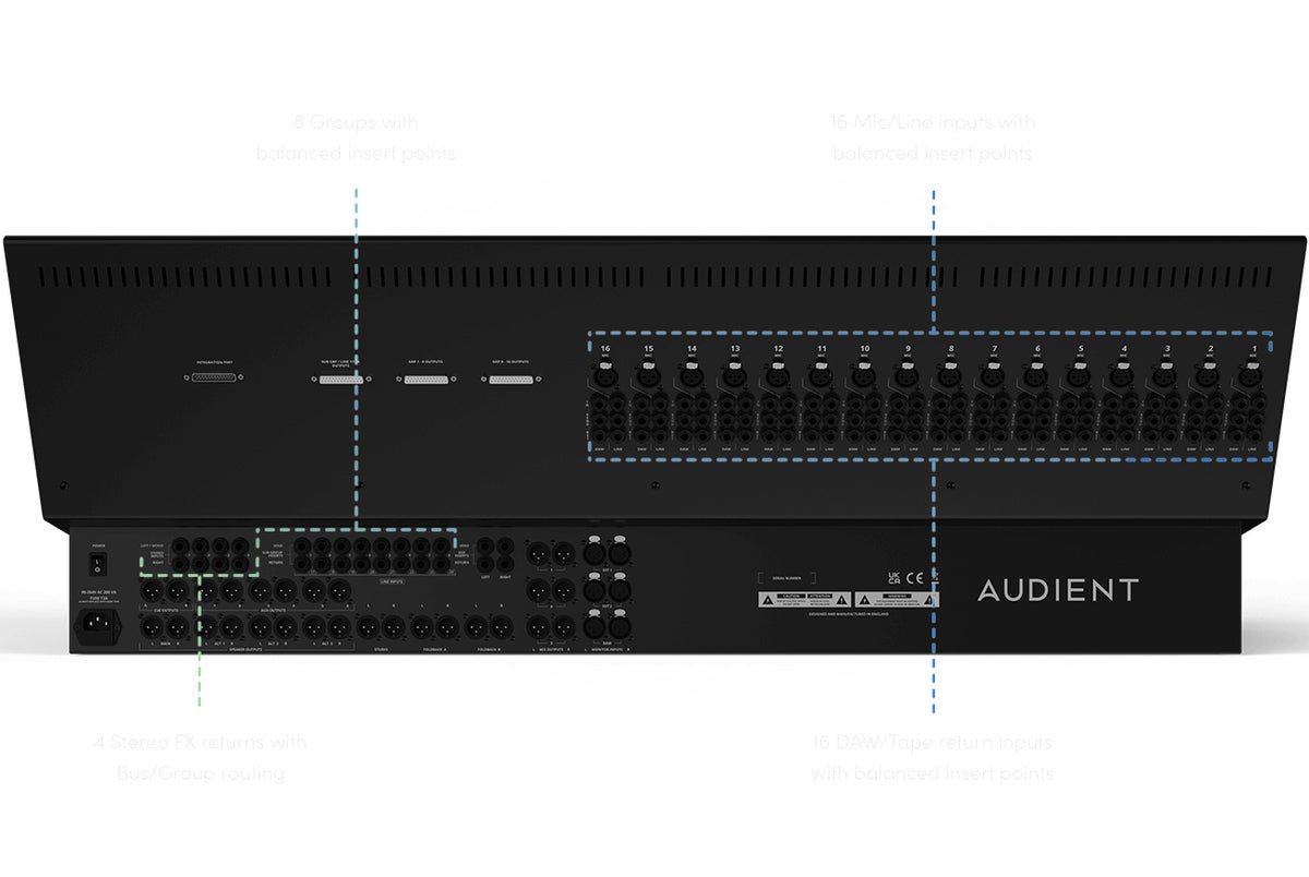 Audient ASP4816-SE 16-Channel Analog Recording Console - Standard Edition