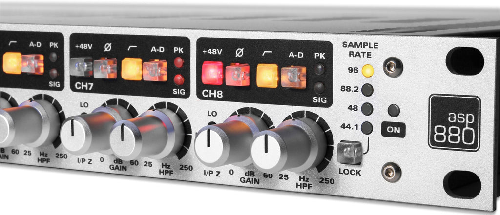 Audient ASP880 8-Channel Microphone Preamp with ADC