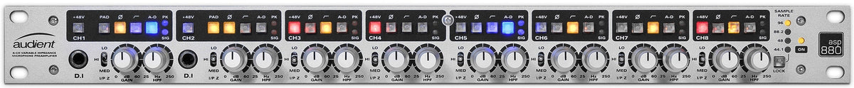 Audient ASP880 8-Channel Microphone Preamp with ADC