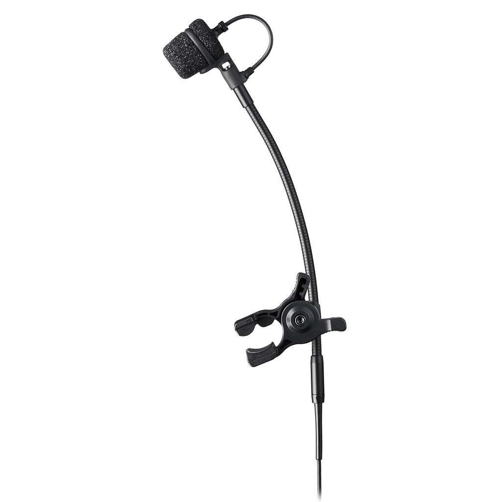 Audio-Technica ATM355VFcH Compact Clip-on Condenser Instrument Microphone with cH Connector