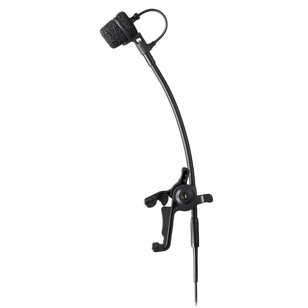 Audio-Technica ATM355VFcH Compact Clip-on Condenser Instrument Microphone with cH Connector