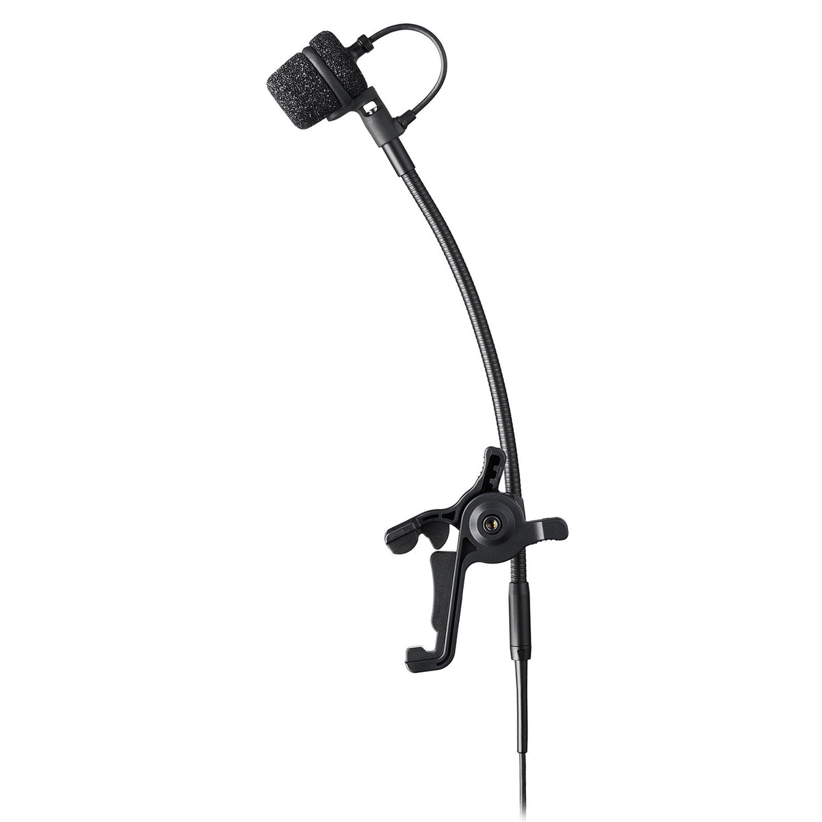 Audio-Technica ATM355VFcH Compact Clip-on Condenser Instrument Microphone with cH Connector