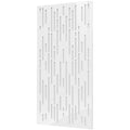 Auralex Fusion24 Acoustical Tuning Faceplate - Rain, White