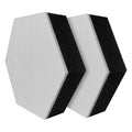 Auralex Synergy Hexagon 10 Acoustical Absorption Panel - 2" 2-Pack, White
