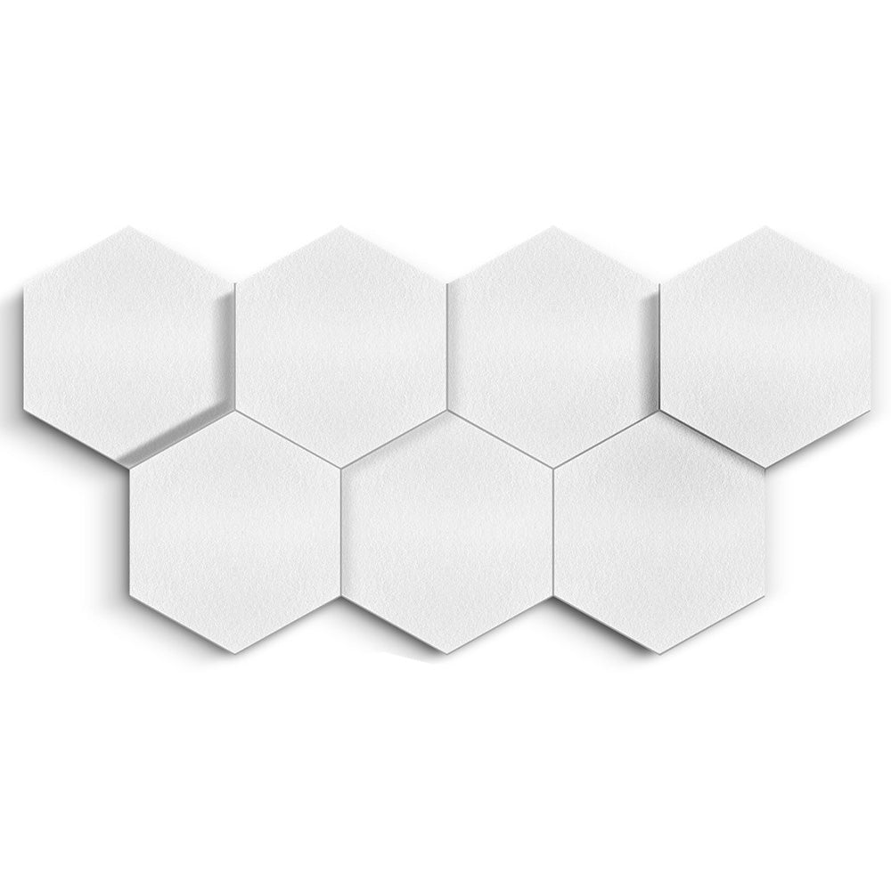 Auralex Synergy Hexagon 24 Acoustical Absorption Panel - 7-Pack, White