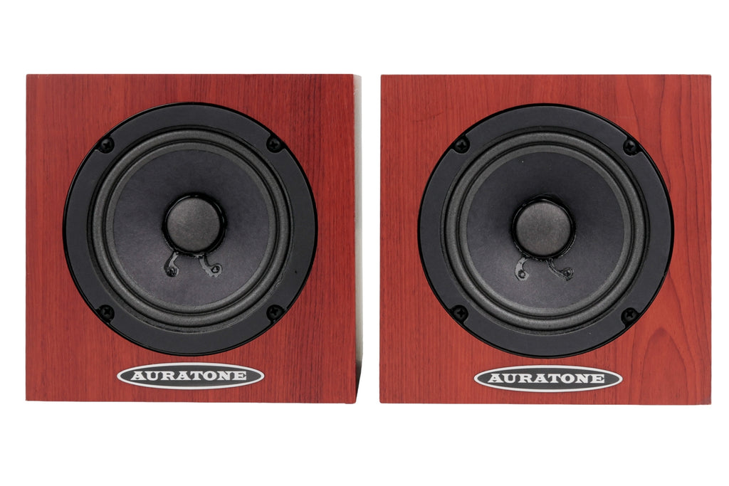 Auratone 5C Active Super Sound Cube Pair, Woodgrain #VKA0405/6 (Used)