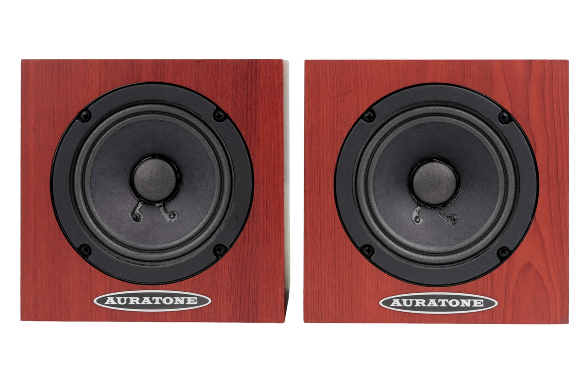 Auratone 5C Active Super Sound Cube Pair, Woodgrain #VKA0405/6 (Used)