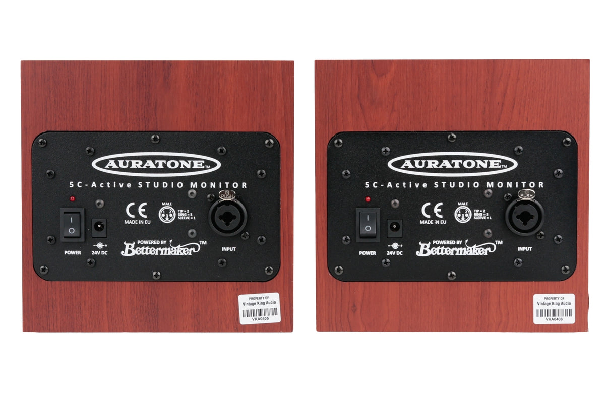 Auratone 5C Active Super Sound Cube Pair, Woodgrain #VKA0405/6 (Used)