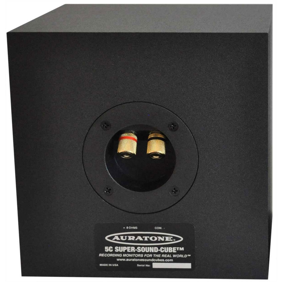 Auratone 5C Super Sound Cube Passive Reference Monitor - Black, Single