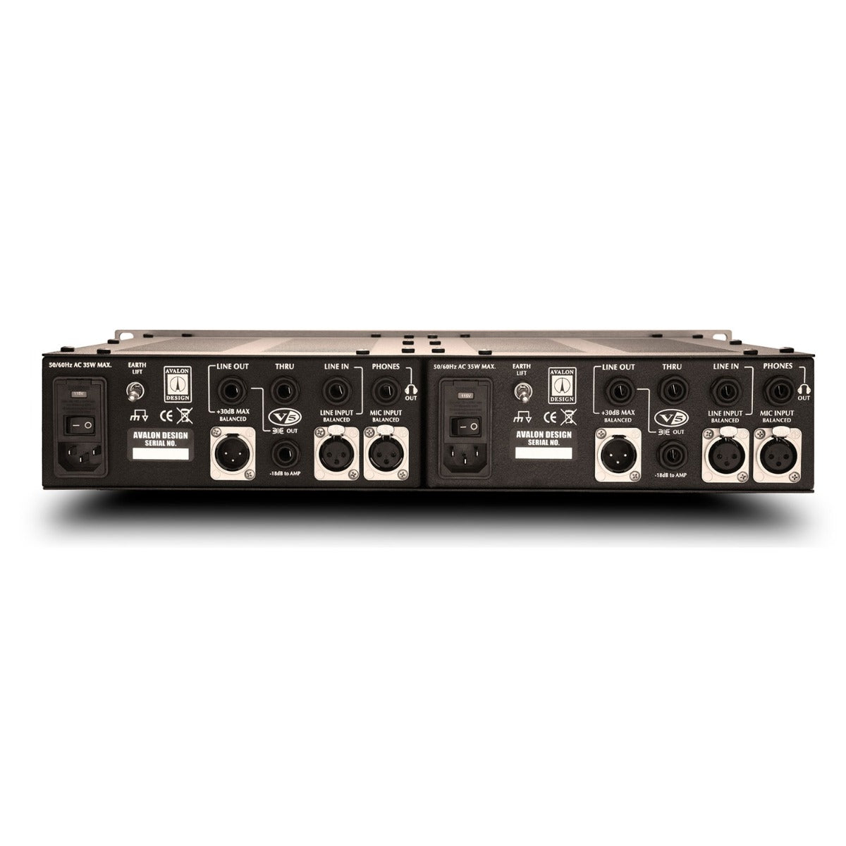 Avalon V55 Dual Mono Microphone Preamplifier/DI/Re-Amp