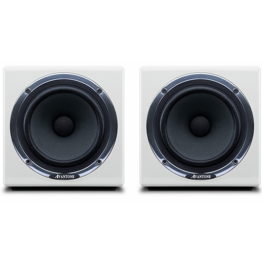 Avantone Active MixCube Mini Reference Monitor - White, Pair
