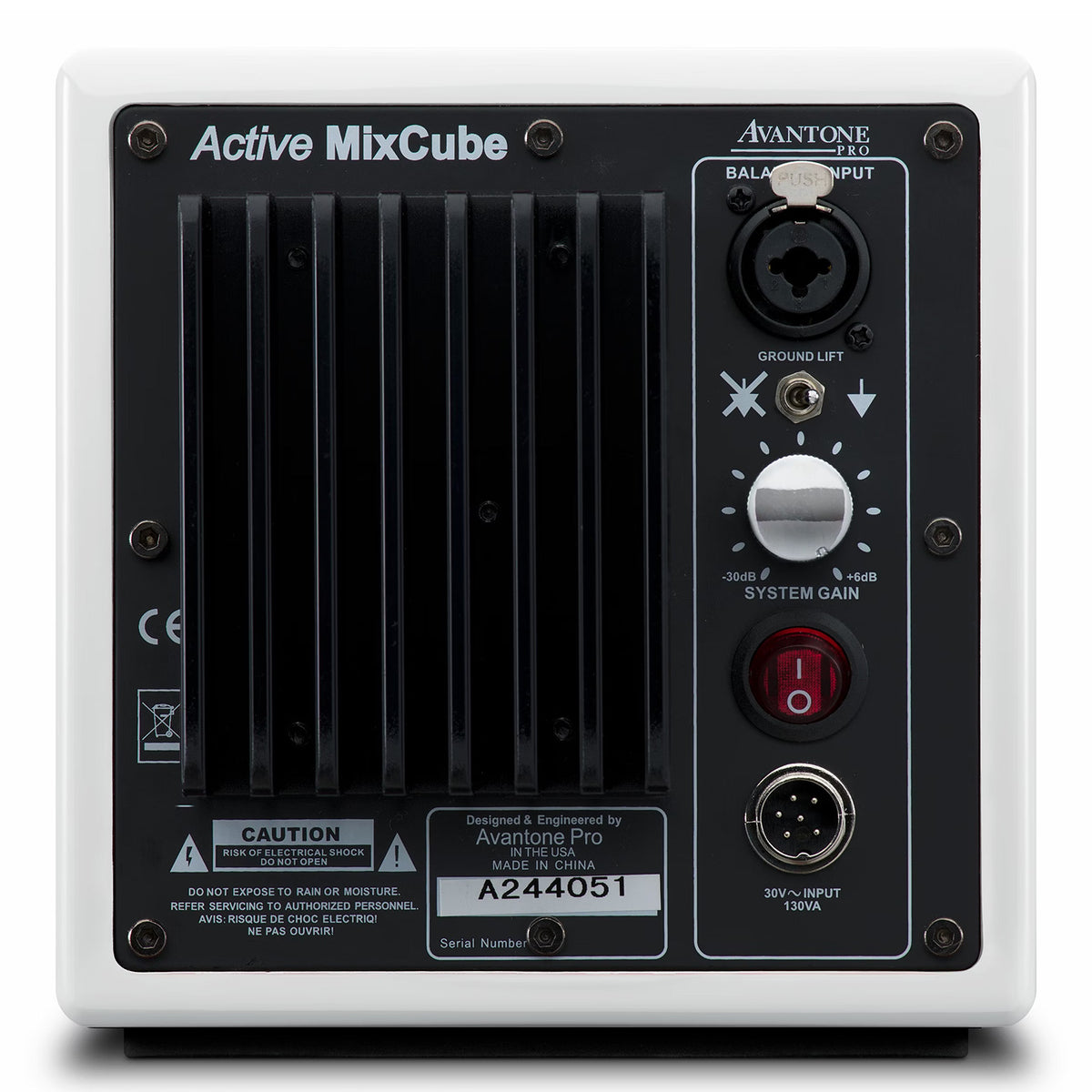 Avantone Active MixCube Mini Reference Monitor - White, Pair