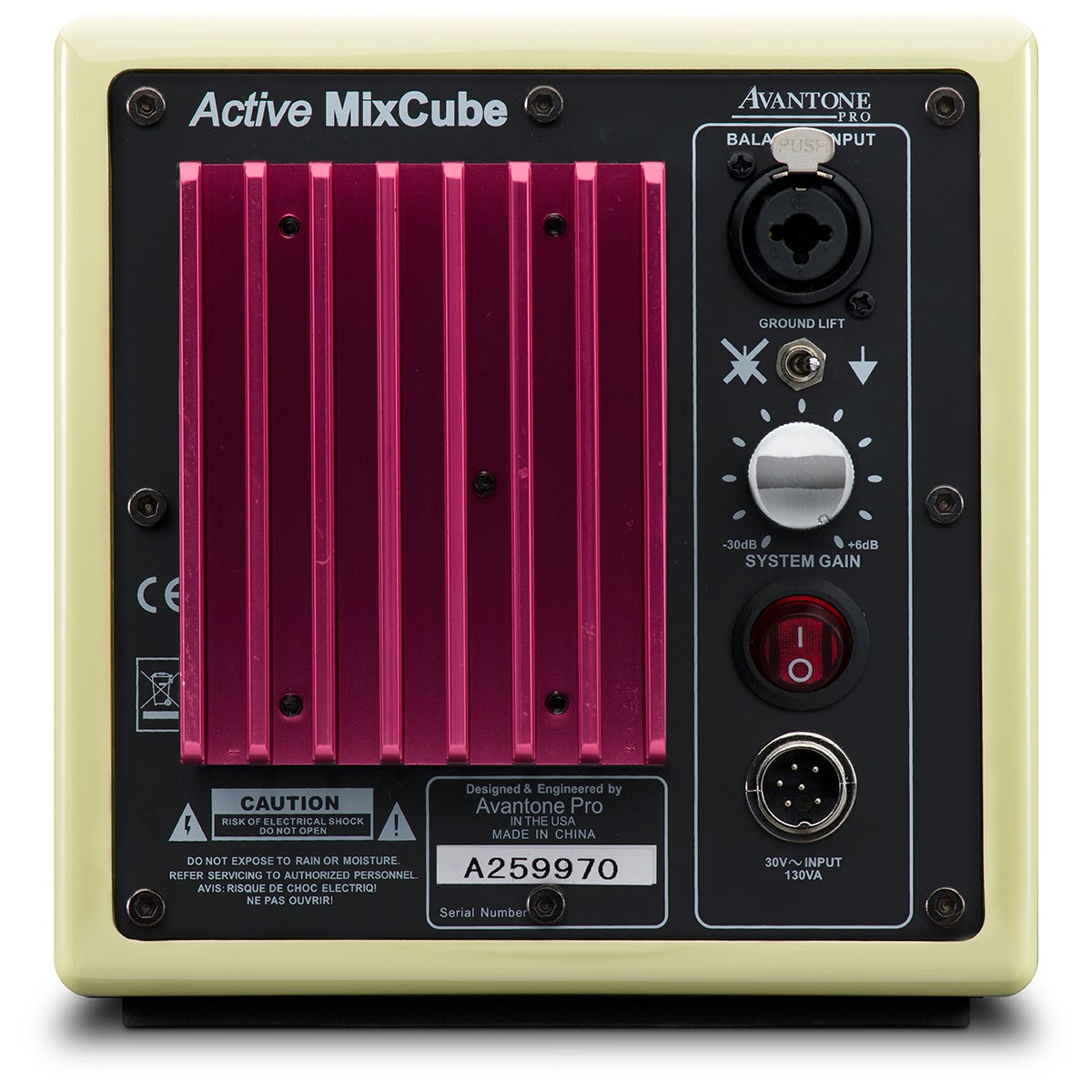 Avantone Active MixCube Mini Reference Monitor - Cream, Pair