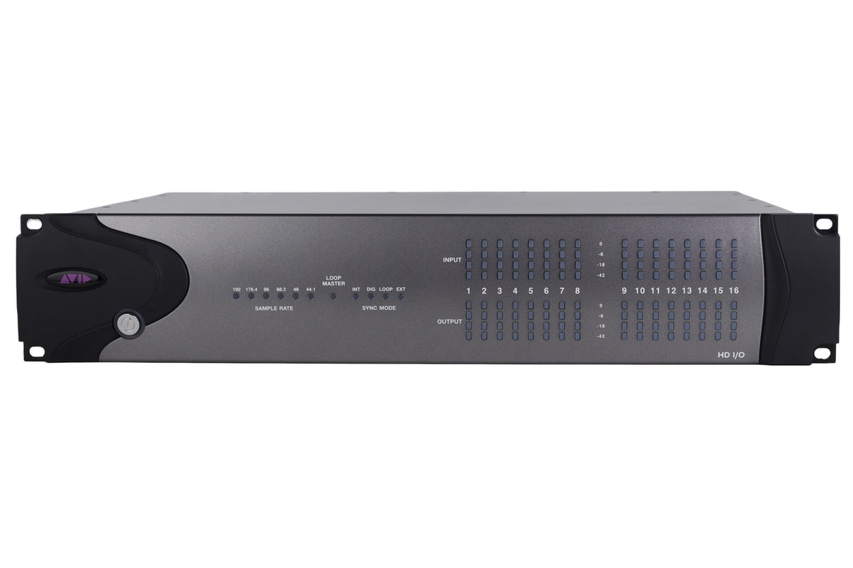 Avid HD I/O 16x16 Analog Audio Interface #BLDCV33100019F (Used)