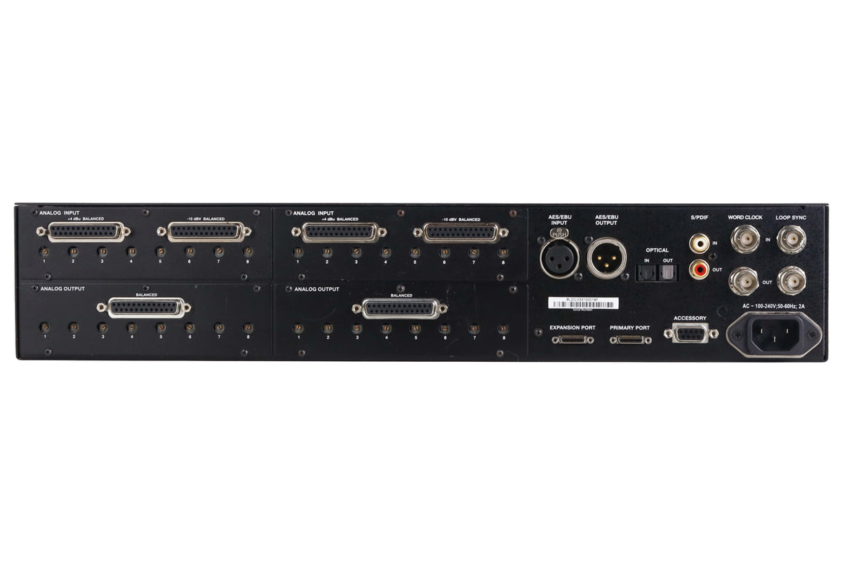 Avid HD I/O 16x16 Analog Audio Interface #BLDCV33100019F (Used)