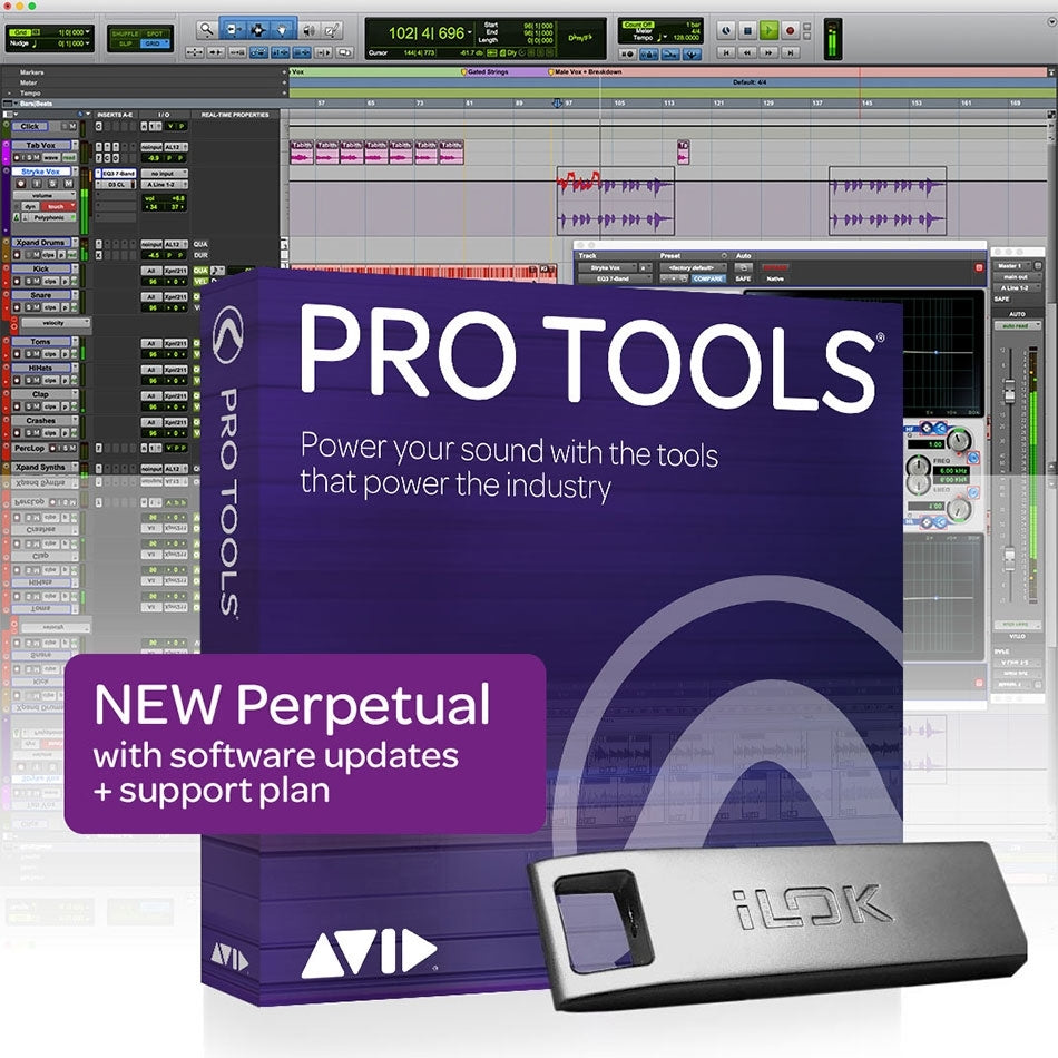 Avid Pro Tools Perpetual License with Free iLok