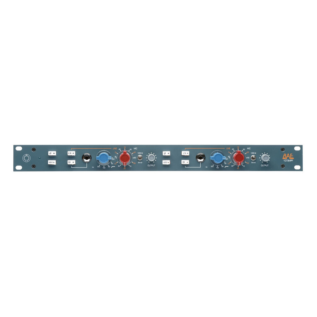BAE 1073MPF Dual-Channel Mic Preamp with PSU