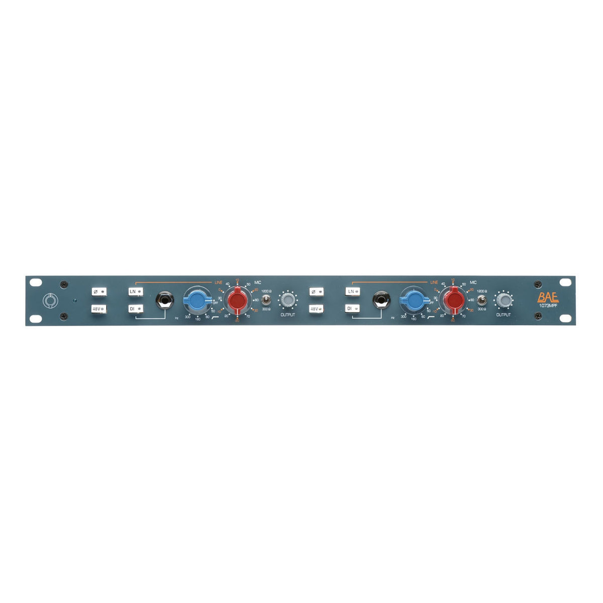 BAE 1073MPF Dual-Channel Mic Preamp with PSU