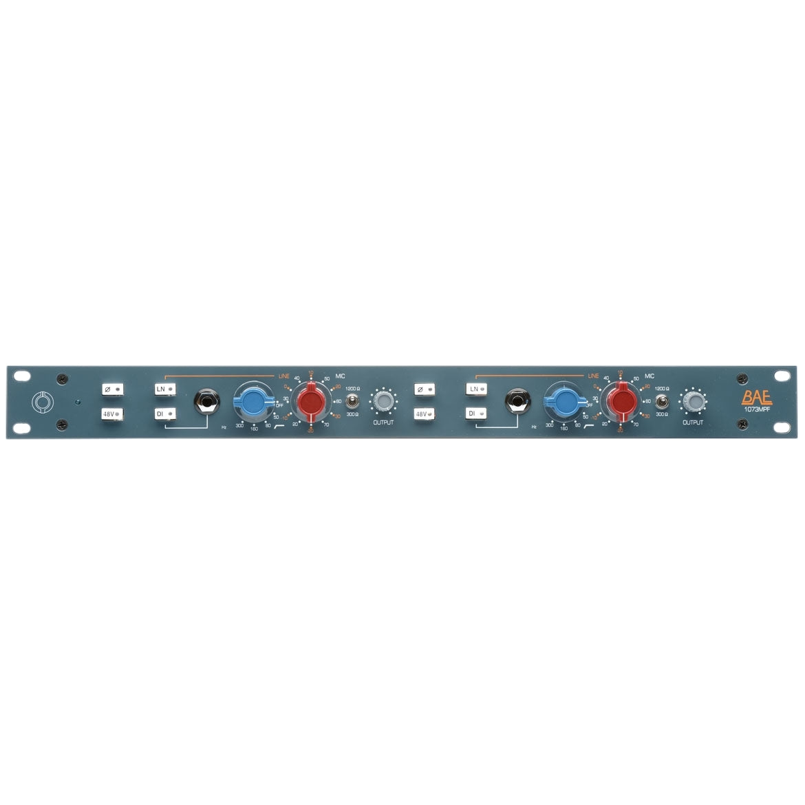 BAE 1073MPF Dual-Channel Mic Preamp without PSU