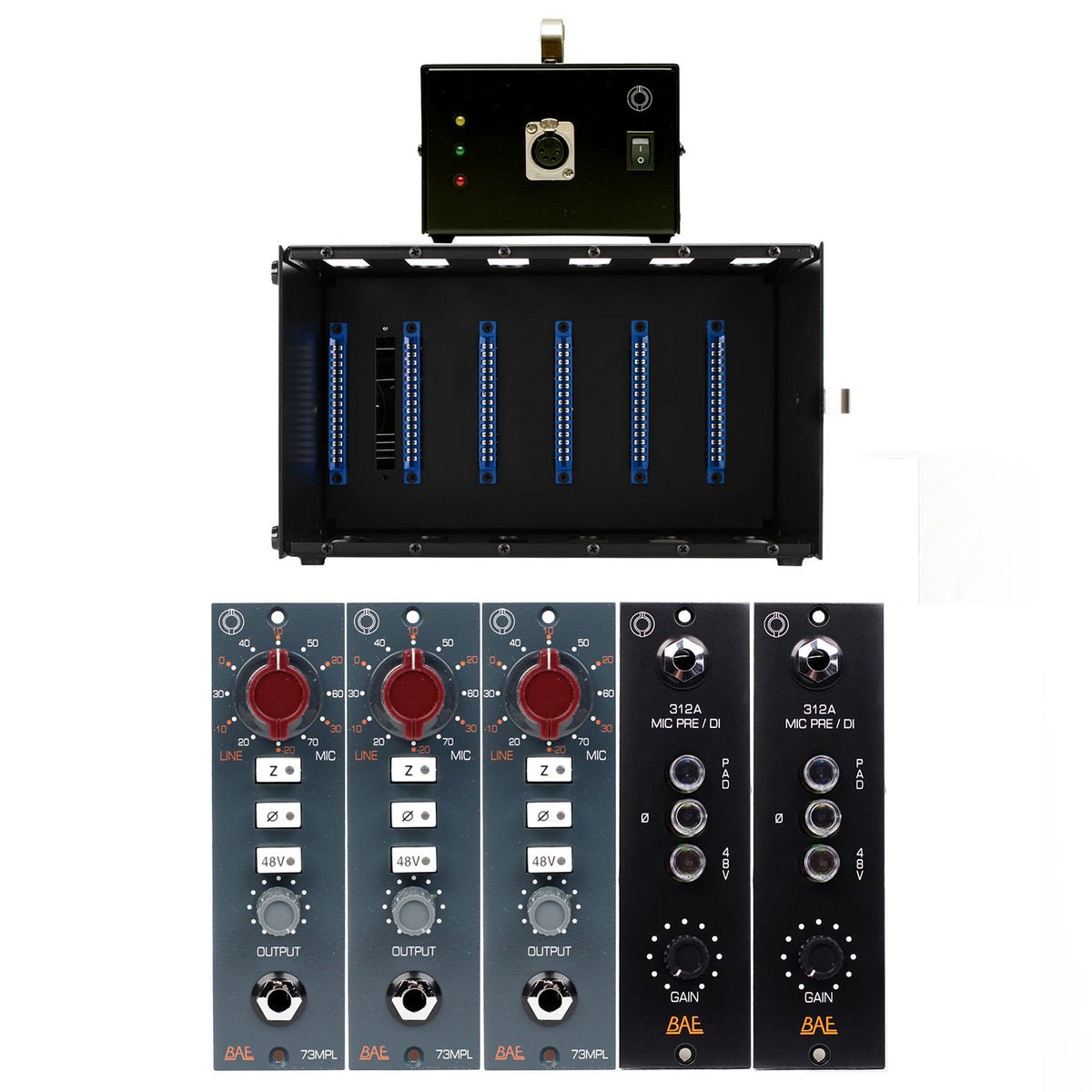 BAE Kenny Aronoff Signature 500 Series Microphone Preamp Bundle