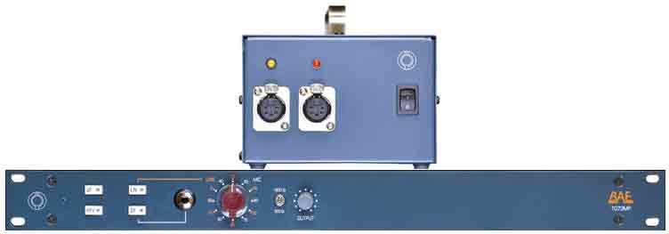 BAE 1073MP Single-Channel Mic Preamp with PSU