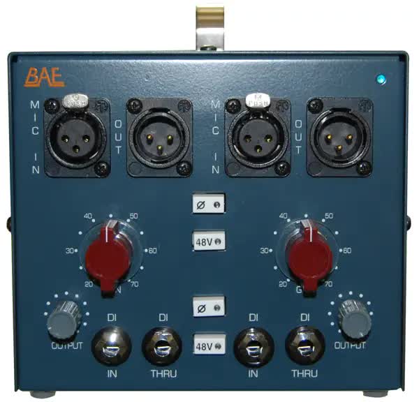 BAE 1073 DMPS Desktop Stereo Mic Preamp/DI