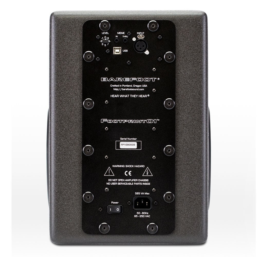 Barefoot Sound Footprint01 Gen2 3-Way Active Studio Monitor - Pair