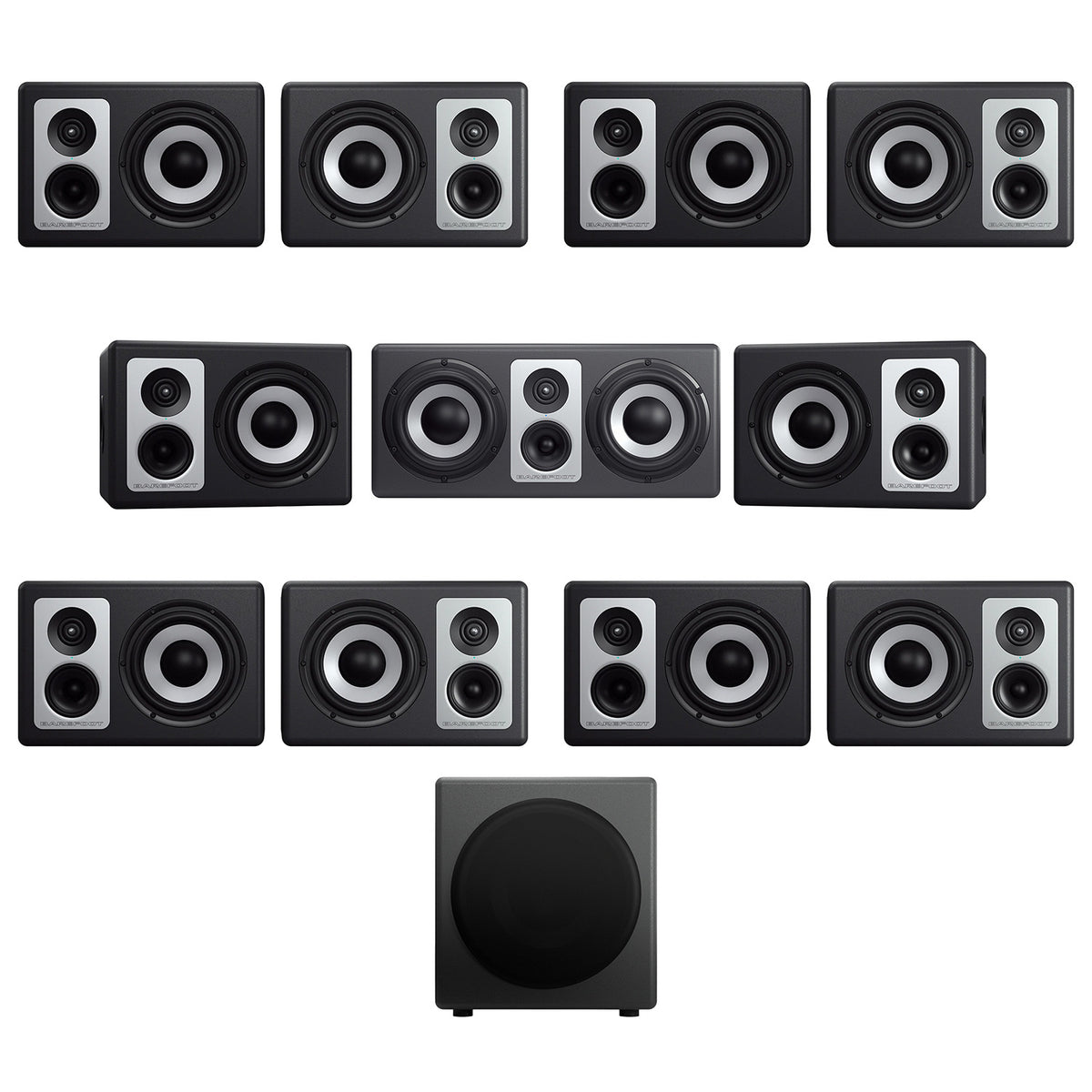 Barefoot Sound 7.1.4 Footprint03 Immersive Monitoring Bundle
