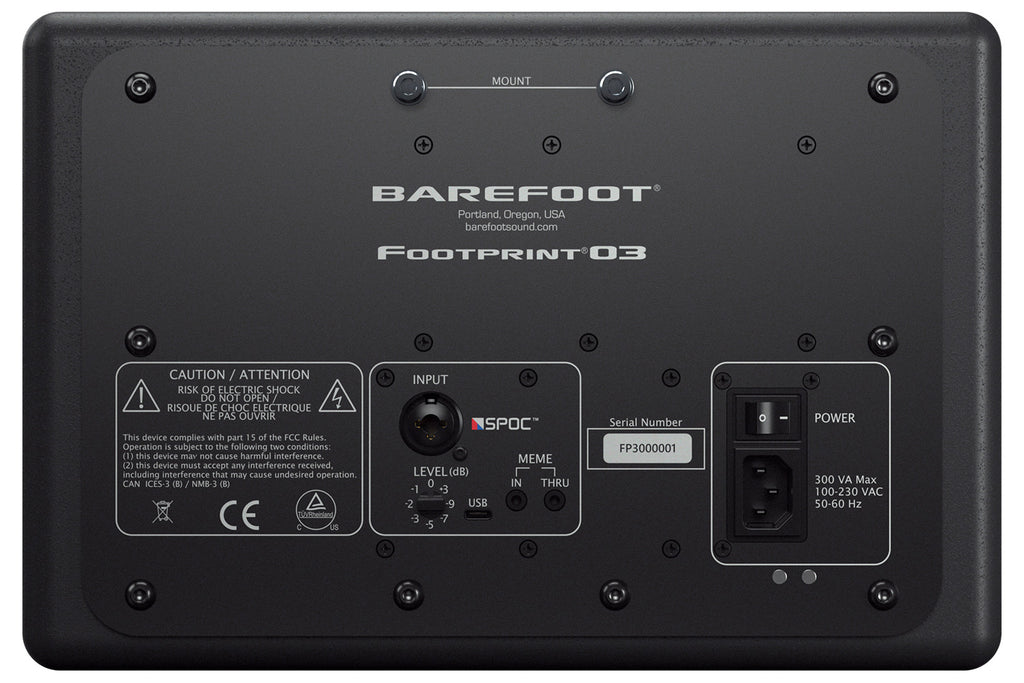 Barefoot Sound Footprint03 Active Studio Monitor LCR System