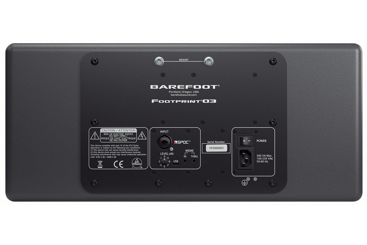 Barefoot Sound Footprint03 Active Studio Monitor LCR System